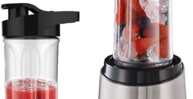 Russell Hobbs Batidora de Vaso Individual Mix & Go - Batidora Smoothie batidoradevasotop.com